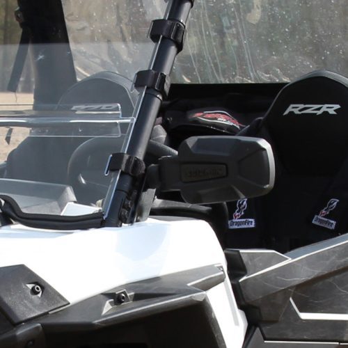 18070 RZR Pursuit Mirror Mounts Driver1