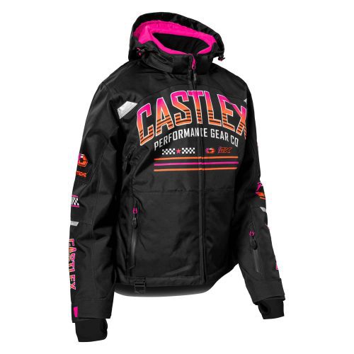 Castle G7 Strike Black PinkGlo Orange front