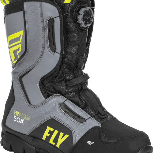 fly marker snow boot boa hivis