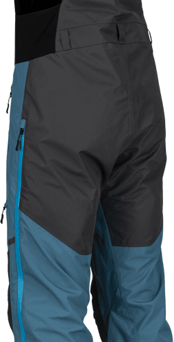 fly mens snowmobile pant incline blue back