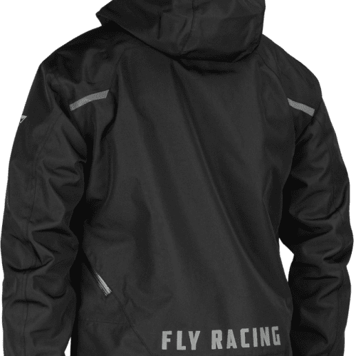 fly racing carbon jacket black back