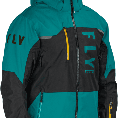 fly racing carbon jacket teal