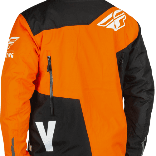 fly racing snx pro jacket Orange back