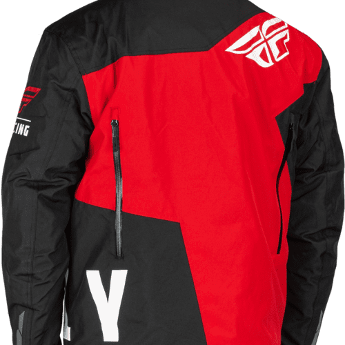 fly racing snx pro jacket red back