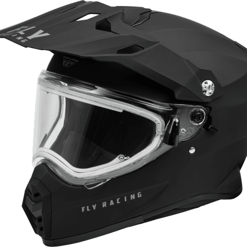 fly trekker electric shield helmet black