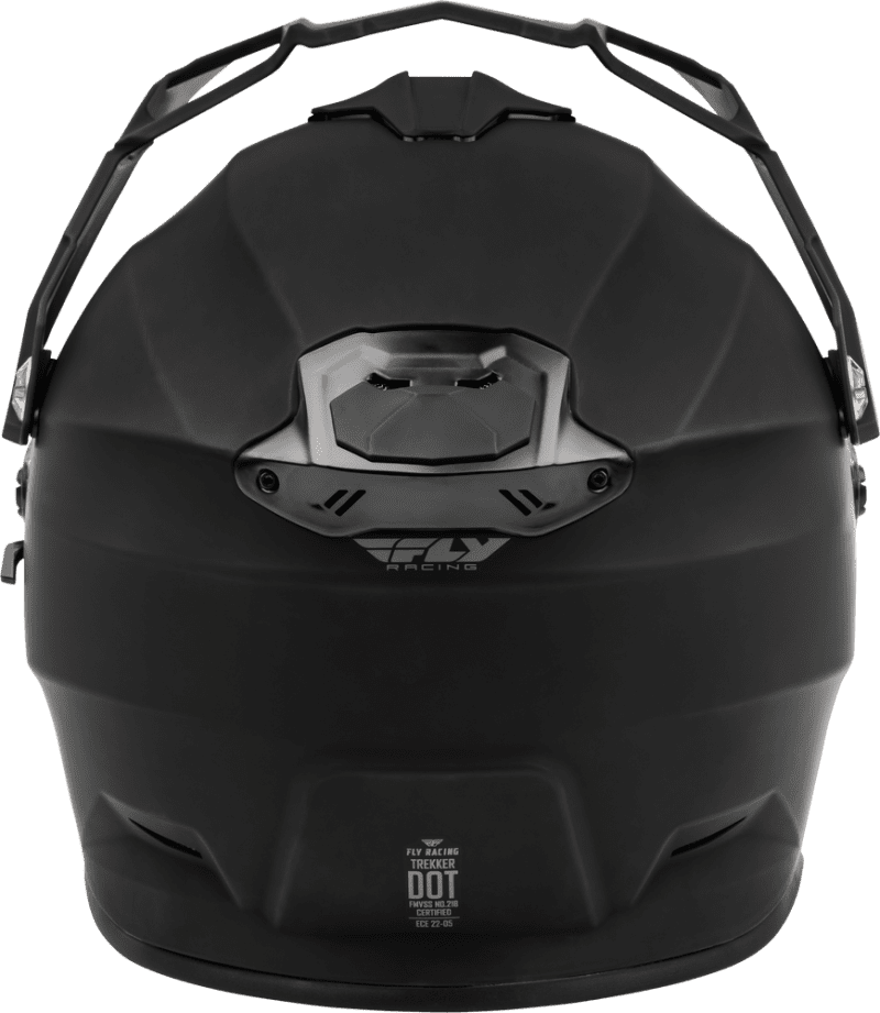 fly trekker electric shield helmet black back