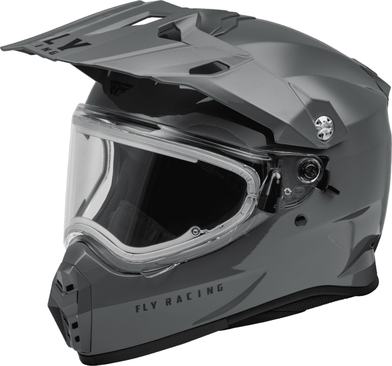 fly trekker electric shield helmet grey