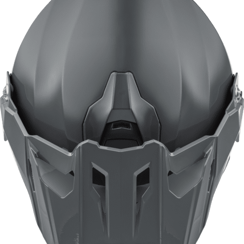 fly trekker electric shield helmet grey top