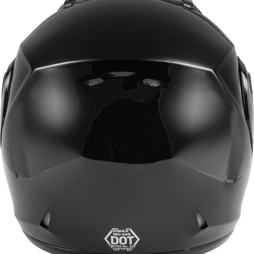 gmax md04s snow helmet black back