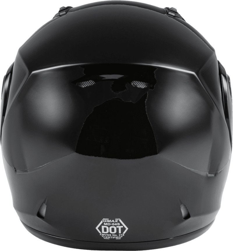 gmax md04s snow helmet black back