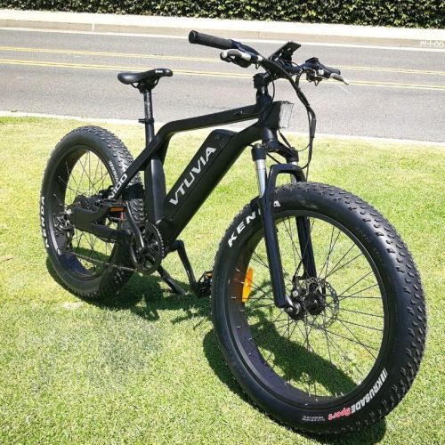 vtuvia sn100 fat tire ebike black